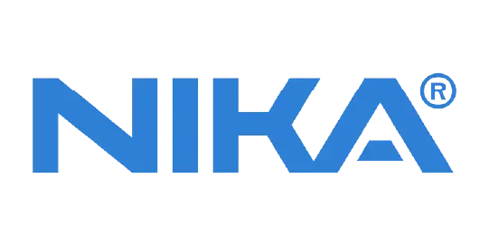 Nika rakennusliikkeen logo tumma, joka antoi TP-palvelulle arvostelun 5 tähteä.