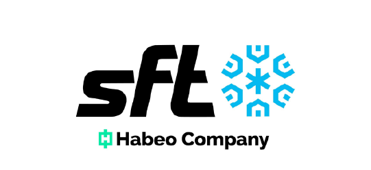 SFT Finntekniikka rakennusliikkeen logo tumma.